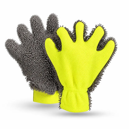VeloShine™ Autowaschhandschuhe — Mühelos jede Kurve reinigen für kratzfreien Glanz wie frisch aus dem Showroom