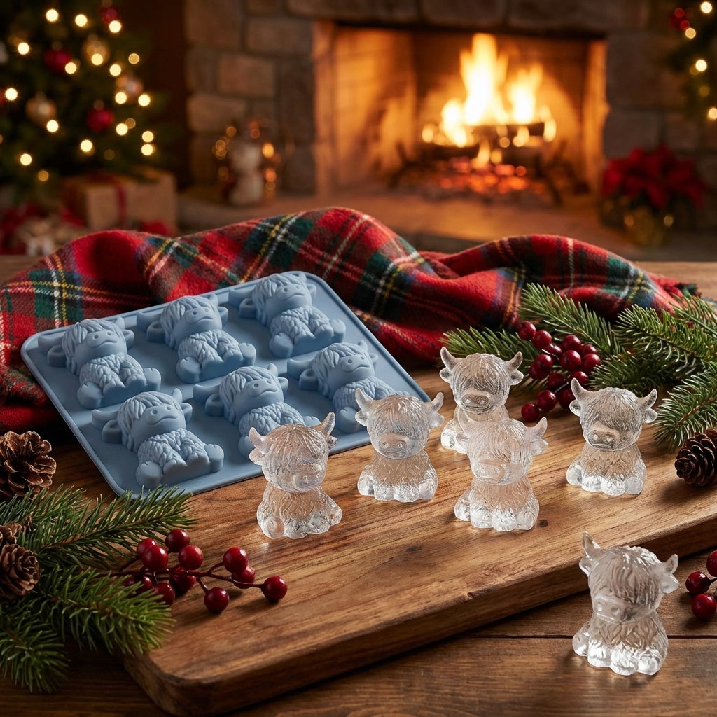 HighlandChill — Kuh Eiswürfel Form | 1+1 GRATIS