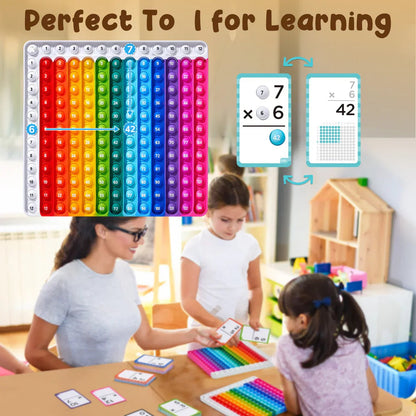 MathGenius Pro - Mathe-Flash-Karten und Pop Fidget Chart | 50% RABATT
