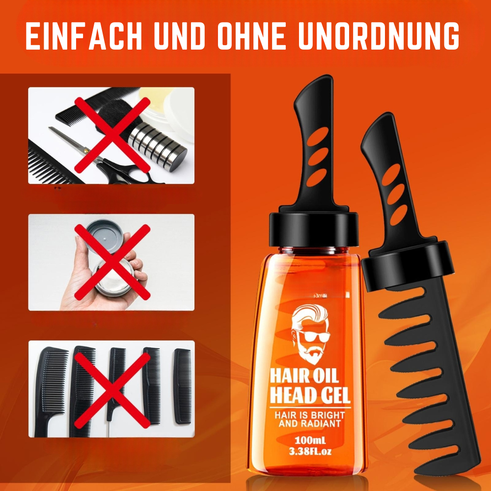 FlexForm — Haarstyling-Ölgel für kontrollierte, gepflegte Frisuren