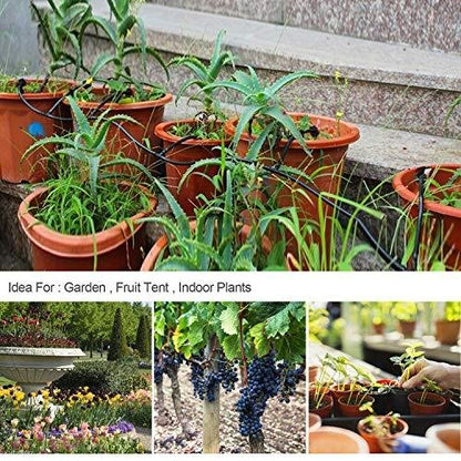 Garten-Tropfbewässerungs-Set mit verstellbaren Sprühdüsen