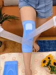 Sportliche Kniebandage – Kompressionsstütze als Sleeve