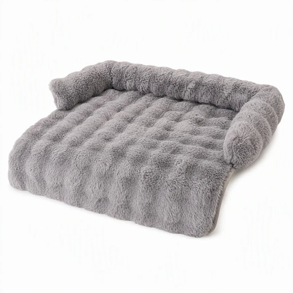 CozyFur™ | Kuschelige Haustiermatte aus Kunstfell mit rutschfester Unterseite