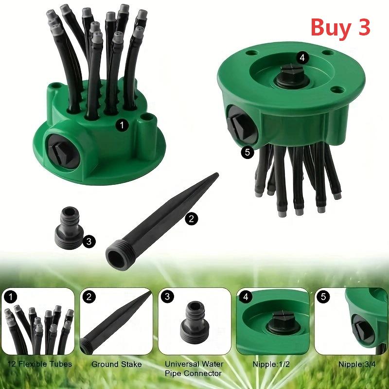 FlexRain™ | Flexibler Garten-Sprinkler mit individuell einstellbaren Sprüharmen