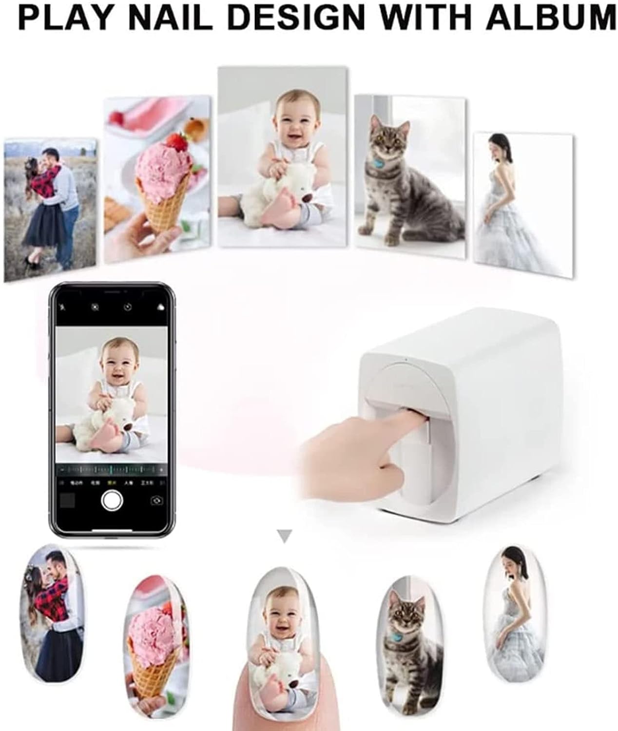 LuxePrint Pro — Tragbarer Nail-Art-Drucker