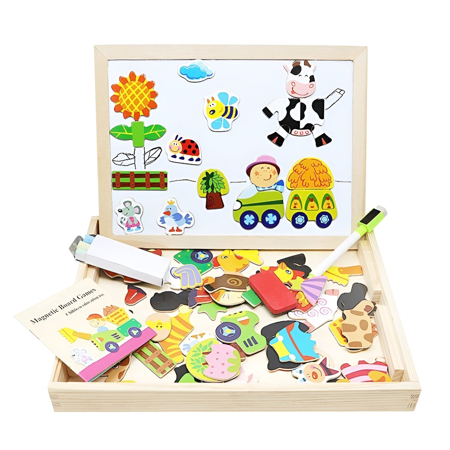 EduDraw - Doppelseitige magnetische Zeichentafel | 50% RABATT