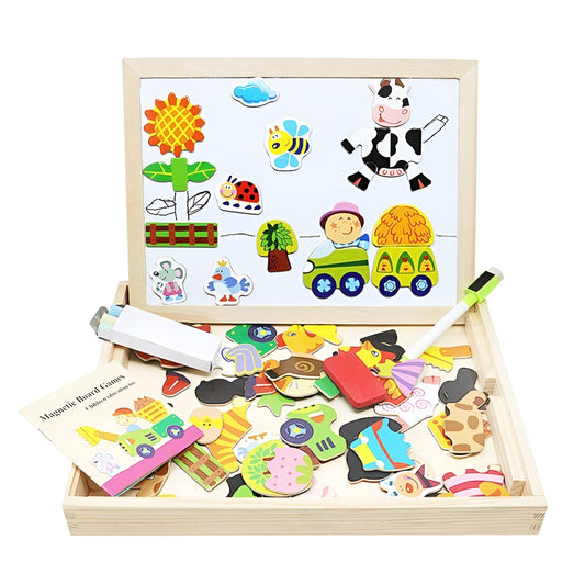 EduDraw - Doppelseitige magnetische Zeichentafel | 50% RABATT
