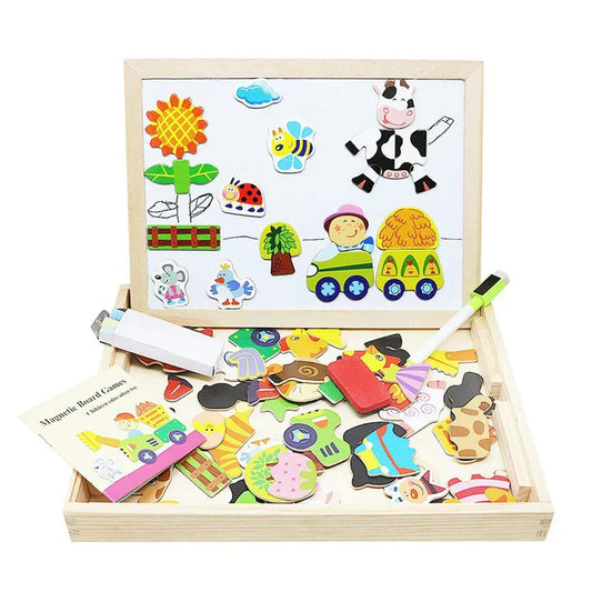 KreativTisch - Magnetischer doppelseitiger Zeichentisch für Kinder | 50% RABATT