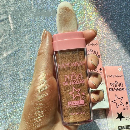 LumaBlaze — Schimmer-Puder-Highlighter-Stick für strahlenden Glow im Gesicht & am Körper