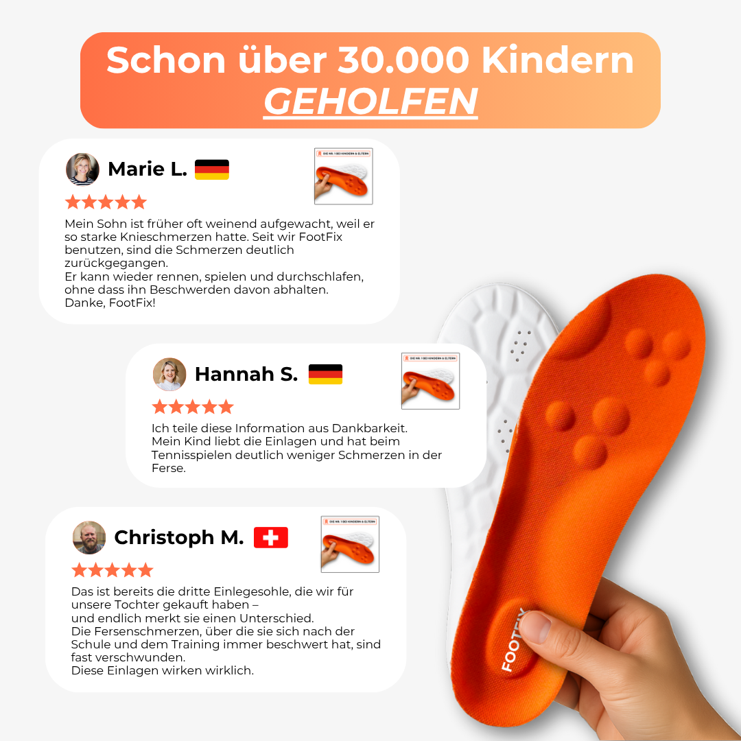 KidoStep™ – Massage-Einlegesohlen für mehr Fußkomfort bei Kindern