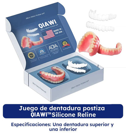 SmilePro – passgenaues Zahnprothesen-Set aus Silikon