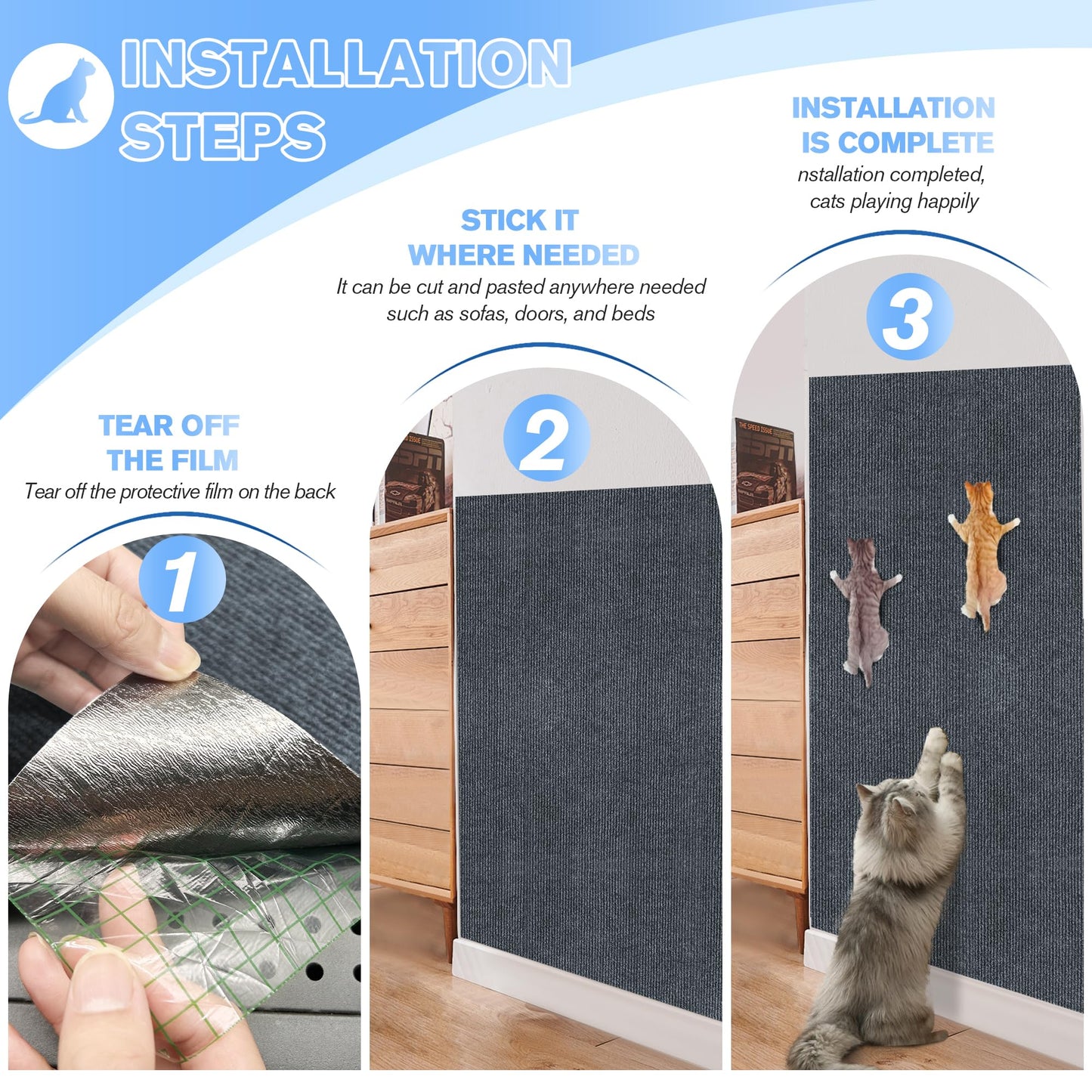 ScratchShield™ | Kratzschutz-Pads für Katzenmöbel