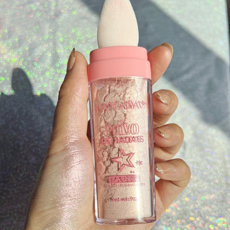 LumaBlaze — Schimmer-Puder-Highlighter-Stick für strahlenden Glow im Gesicht & am Körper