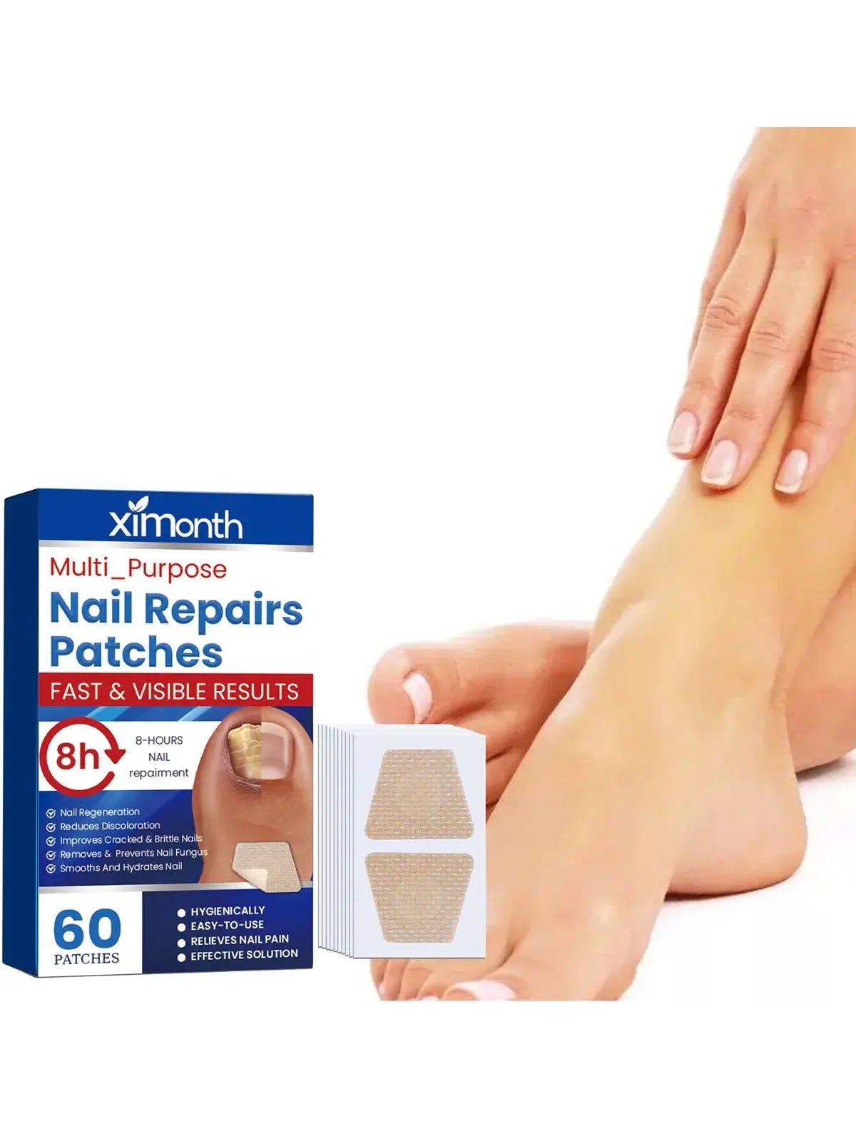 Nagelpflege-Reparatur-Patches für beschädigte und verfärbte Nägel