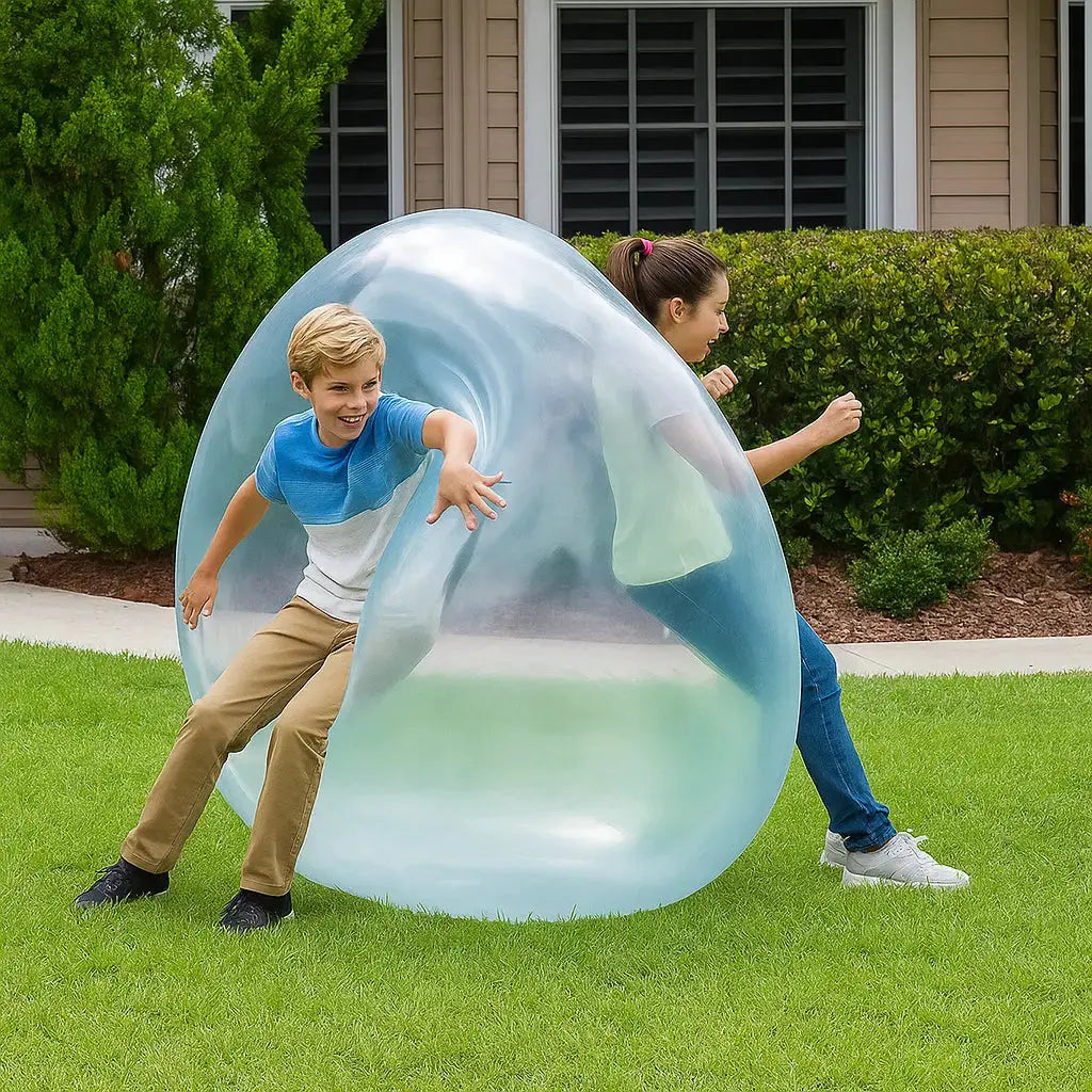 1+2 GRATIS | BubbleFlex™ | Aufblasbarer Stretch-Bubble-Ball für drinnen & draußen
