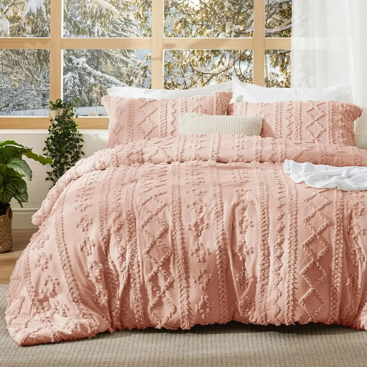 CozyNest™ | Weiches Boho-Bettdecken-Set mit Kissenbezügen | Letzter Tag Rabatt!