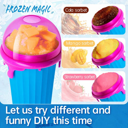 1+1 GRATIS | FrostSipChill – Slush Maker Becher für Kinder, Familie & heiße Sommertage