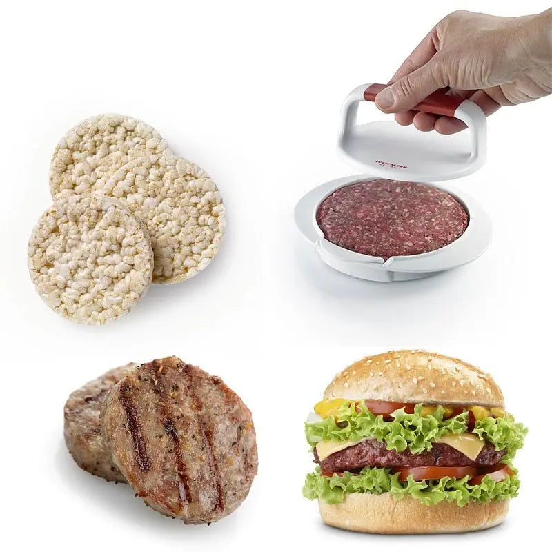 GrillMaster™ PattyPress - Perfekt geformte, gleichmäßig gegarte Burger-Patties jedes Mal