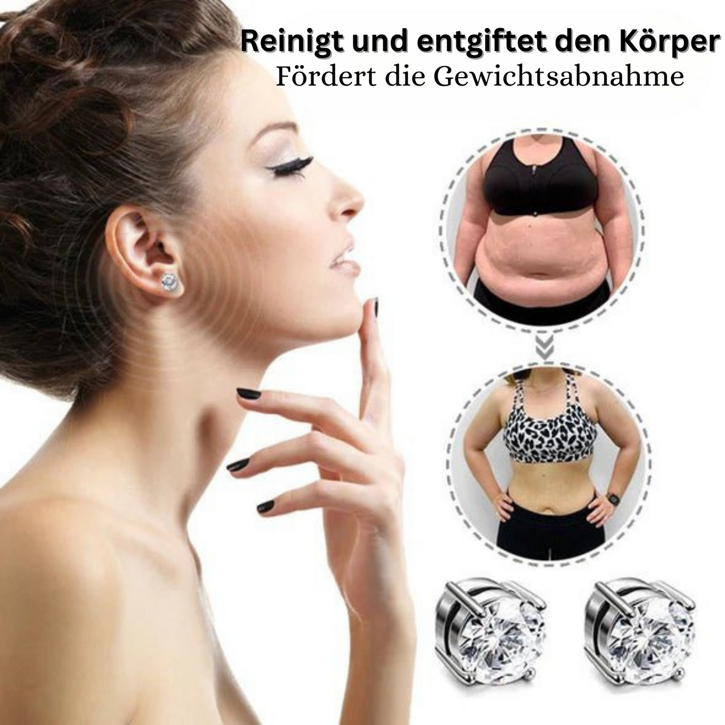 1+1 GRATIS | Acurani™️ Magnetische Therapie-Ohrringe