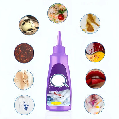 Fleckenentferner mit Enzymen 120 ml | Gegen Fett, Öl, Tinte & Essensflecken | Vorbehandlung für Wäsche | Schonend zu Textilien