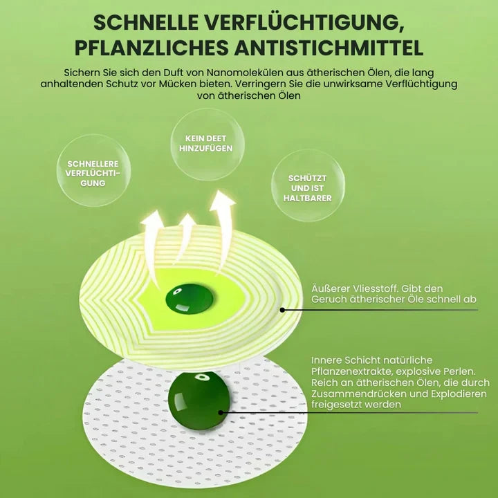 Mückenabwehrpflaster gegen Stiche