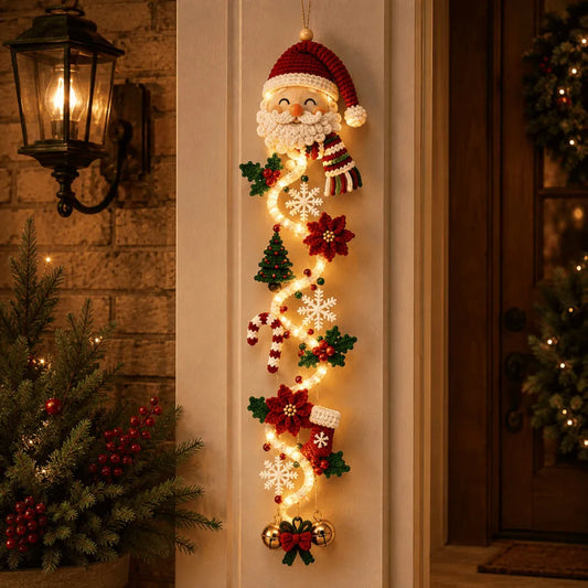 Leuchtende Weihnachts Türdekoration – 6 Festliche Motive | Letzter Tag Rabatt!