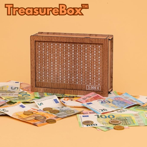 TreasureBox™ | Spardose mit Sparziel