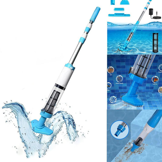 PoolMate™ | Akku Poolreiniger – kabellos, teleskopisch & leistungsstark
