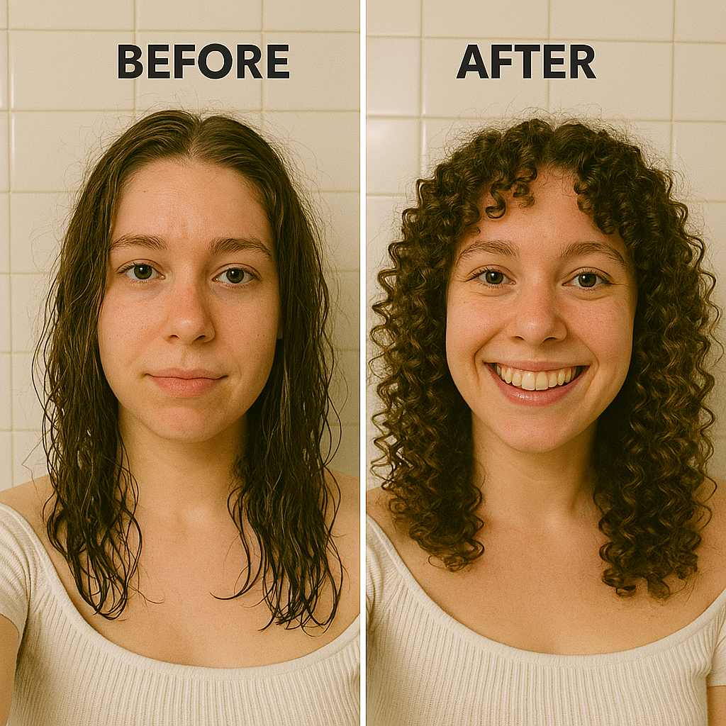 Tragbare Locken – Haubentrockner‑Mütze für das Haar