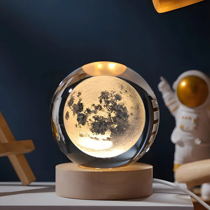 AstralGlow – 3D-Galaxie-Kugellampe