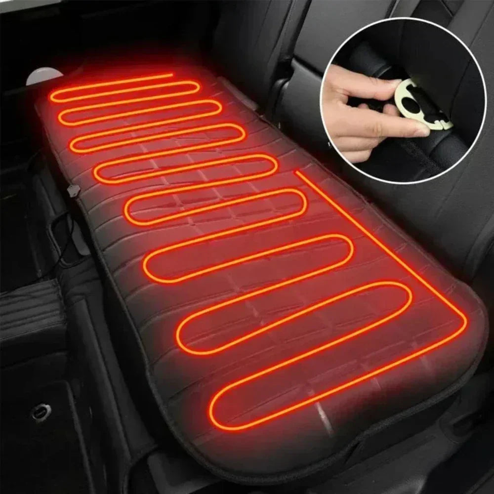 SeatWarm™ | Beheizbare Autositzauflage für Vorder- & Rücksitze mit regulierbarer Wärme