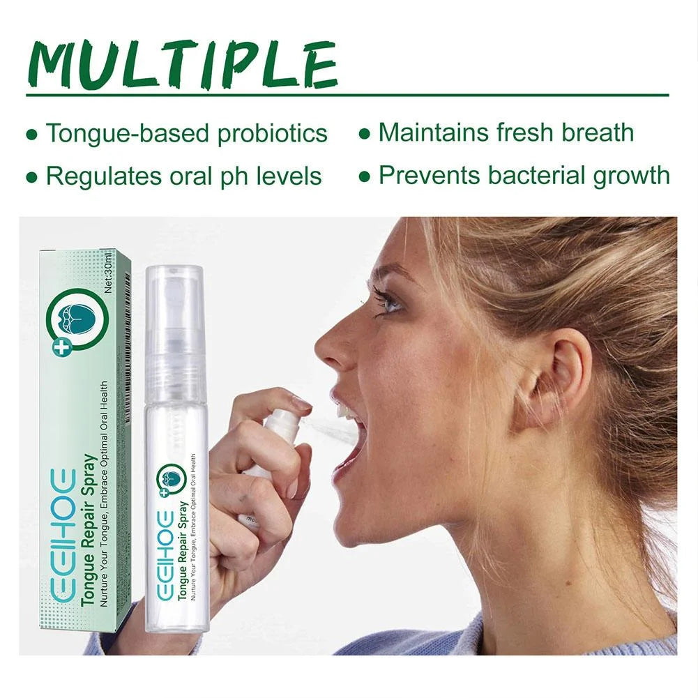 Tongue Repair Spray 30 ml – zur Reparatur, gegen Schwellung & Mundgeruch
