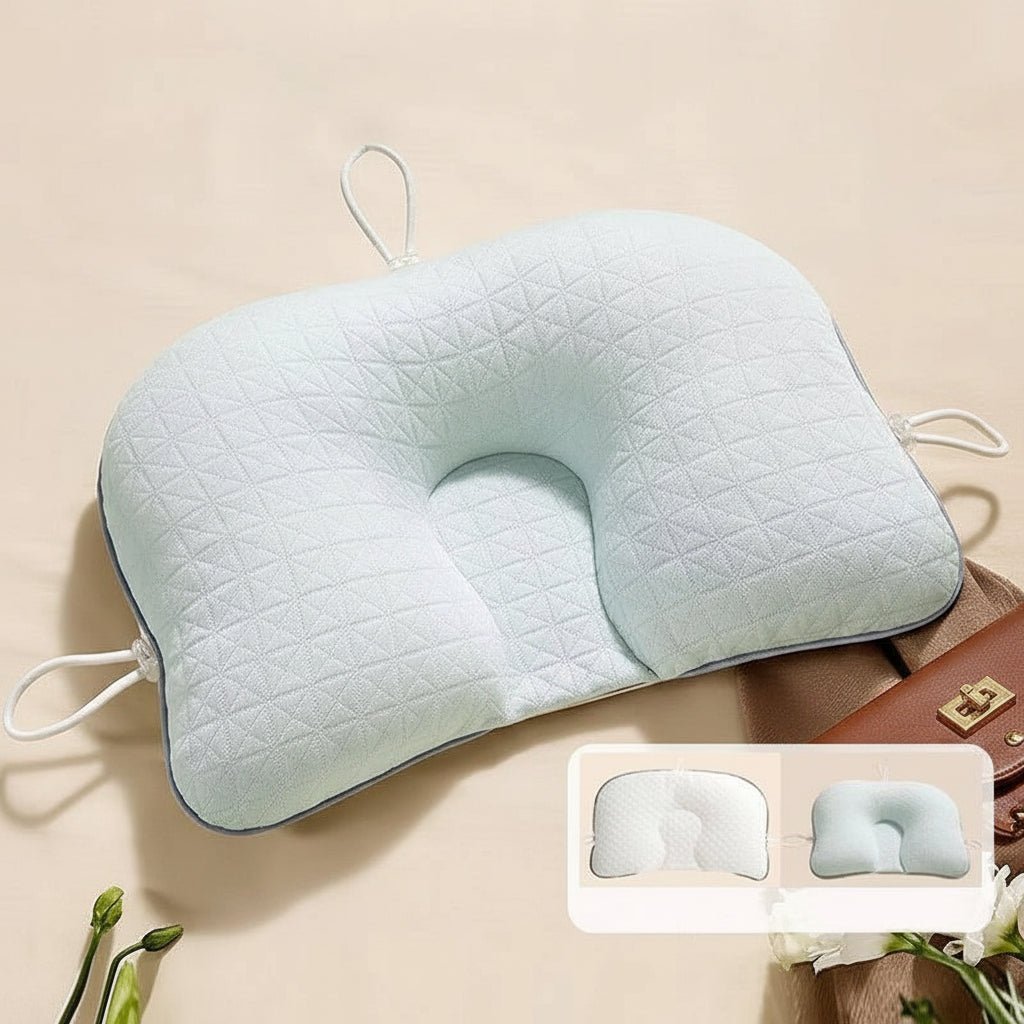 BabyNest™ | Ergonomisches & atmungsaktives Babykissen für ruhigen Schlaf und optimalen Komfort
