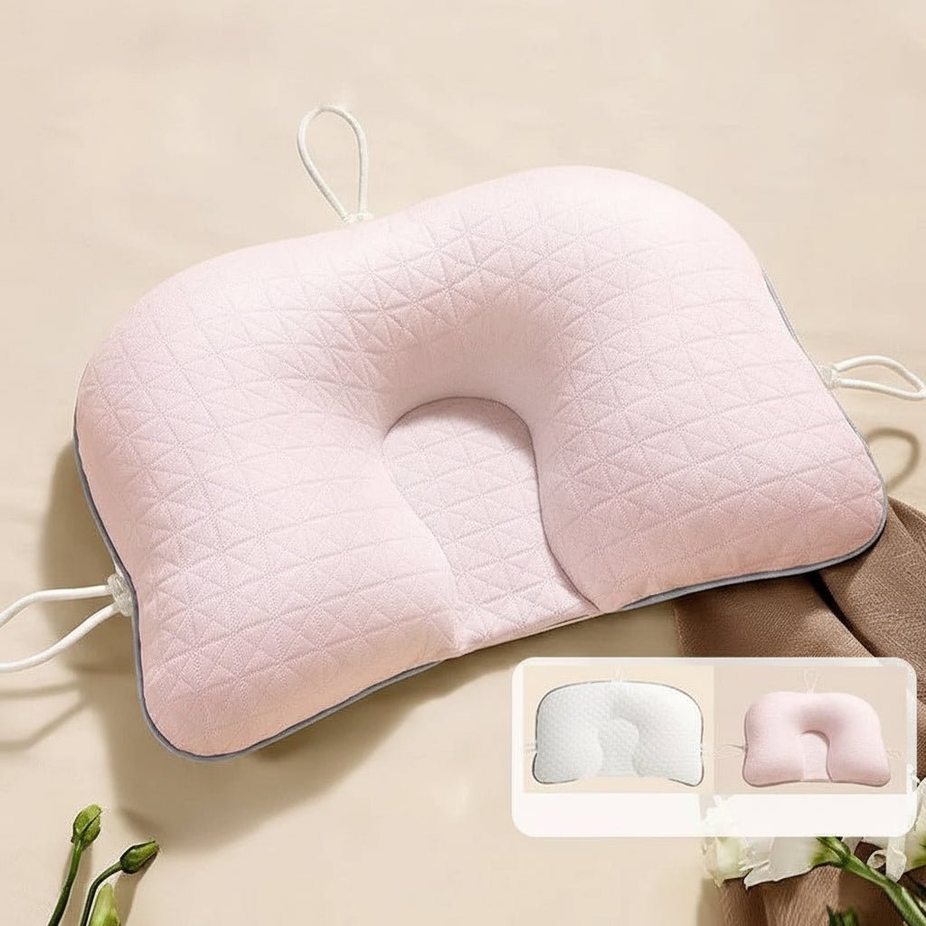 BabyNest™ | Ergonomisches & atmungsaktives Babykissen für ruhigen Schlaf und optimalen Komfort