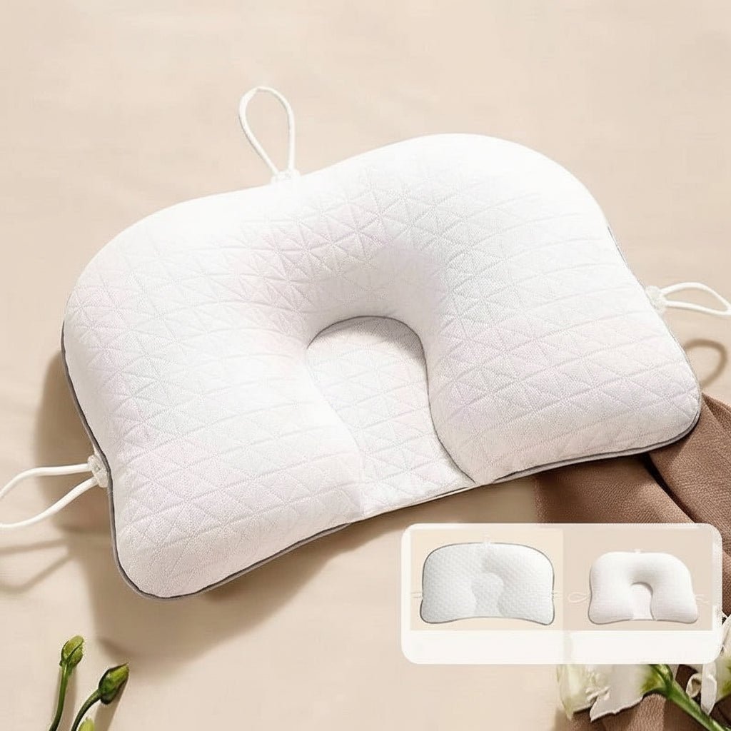 BabyNest™ | Ergonomisches & atmungsaktives Babykissen für ruhigen Schlaf und optimalen Komfort