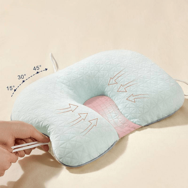 BabyNest™ | Ergonomisches & atmungsaktives Babykissen für ruhigen Schlaf und optimalen Komfort