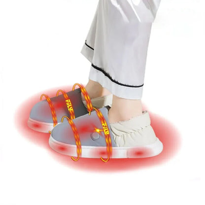 WärmStep™ | Beheizte Hausschuhe mit 3 Wärmestufen