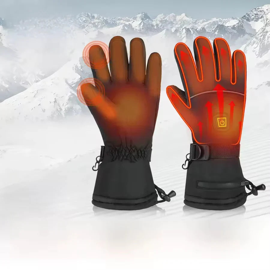 Beheizbare Winterhandschuhe | 3 Heizstufen & Touchscreen-kompatibel