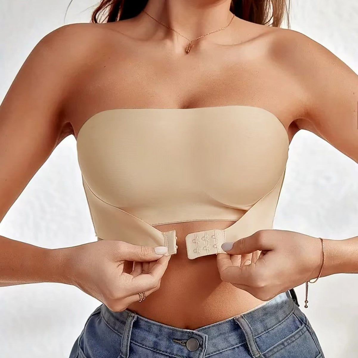 1+1 GRATIS | NERITHIA Seamless Strapless Komfort-BH