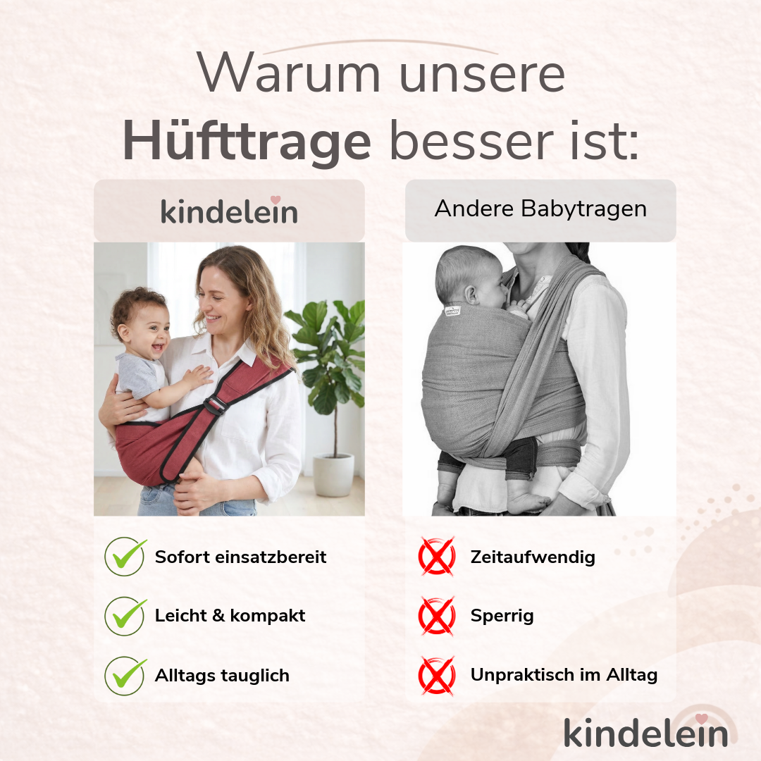 Hüfttrage „kindelein“ - Ergonomische Kindertrage