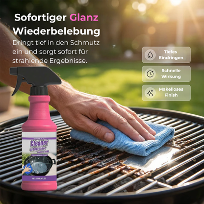 50% Rabatt | GrillGlow™ - Mühelose Sprüh- und Wisch-Reinigungskraft für den Grill