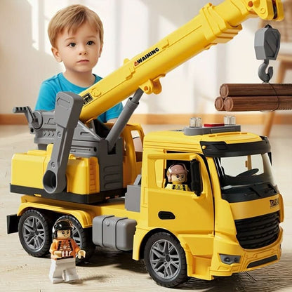 BuildPlay™ | Realistischer Spielzeug-Kranwagen mit Licht und Sound für kreativen Bauspaß und fantasievolles Spielen