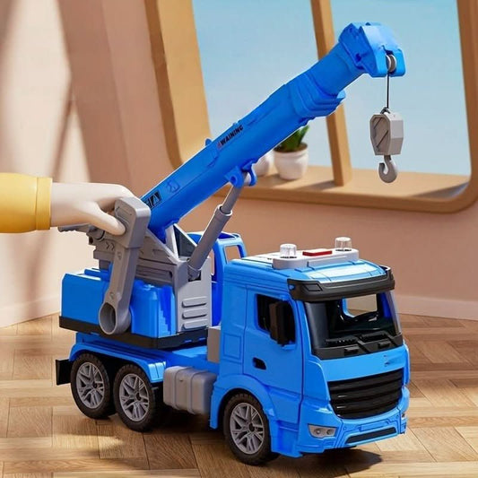 BuildPlay™ | Realistischer Spielzeug-Kranwagen mit Licht und Sound für kreativen Bauspaß und fantasievolles Spielen