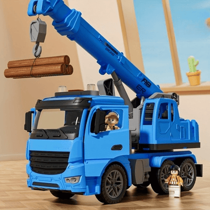BuildPlay™ | Realistischer Spielzeug-Kranwagen mit Licht und Sound für kreativen Bauspaß und fantasievolles Spielen