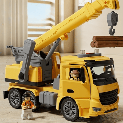 BuildPlay™ | Realistischer Spielzeug-Kranwagen mit Licht und Sound für kreativen Bauspaß und fantasievolles Spielen