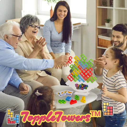 ToppleTowers™ | Weil jeder Zug ein Stück Familienzeit ist [50 % Rabatt]