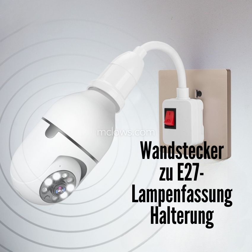 CCTV Kamera | 360° Rundumsicht | Full HD Nachtsicht | BulbCam360