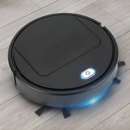 Staubsaugerroboter mit Wischfunktion | Saugen & Wischen in einem Gerät | Leise unter 60 dB, kompakt für unter Möbel | Bis 90 Min Laufzeit