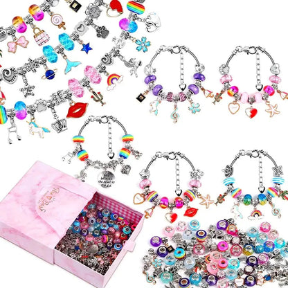 CharmCraft™ | Charm-Armband Bastelset — DIY Schmuckherstellung für Kinder