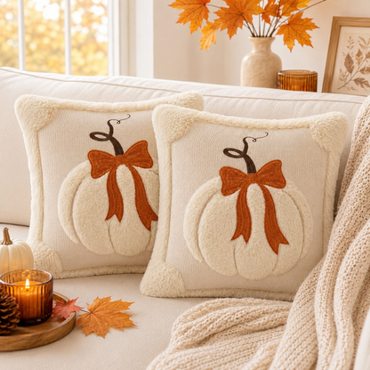 CozyPumpkin™ – Flauschige Herbst-Kissenbezüge für gemütliche Herbstmomente